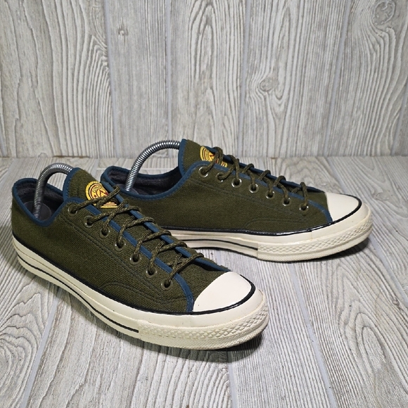 Converse Chuck 70 Archival Terry Ox Mountain Club Low Sneakers Olive Green Men 9